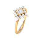 Rosec Jewels-Designer Diamond Engagement Ring with Halo
