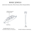 Rosec Jewels-Lab Grown Oval Diamond 3 Stone Engagement Ring