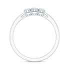 Rosec Jewels-Lab Grown Oval Diamond 3 Stone Engagement Ring