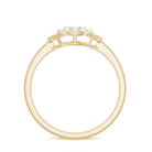 Real Diamond Engagement Ring with Halo Natural - ( HI-SI ) - Rosec Jewels