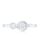 Rosec Jewels-Natural Diamond Infinity Promise Ring