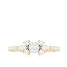 Certified Real Diamond Promise Ring Natural - ( HI-SI ) - Rosec Jewels