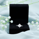 8 mm Lab Grown Diamond Vintage Inspired Engagement Ring Lab - ( EF-VS ) - Rosec Jewels