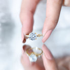Certified 2 Carat Lab Grown Diamond Simple Engagement Ring Lab - ( EF-VS ) - Rosec Jewels