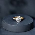 Certified 2 Carat Lab Grown Diamond Simple Engagement Ring Lab - ( EF-VS ) - Rosec Jewels
