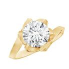 2 Carat Lab Grown Diamond Vintage Floral Engagement Ring Lab - ( EF-VS ) - Rosec Jewels