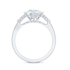 Certified 2 Carat Lab Grown Diamond Solitaire Engagement Ring Lab - ( EF-VS ) - Rosec Jewels
