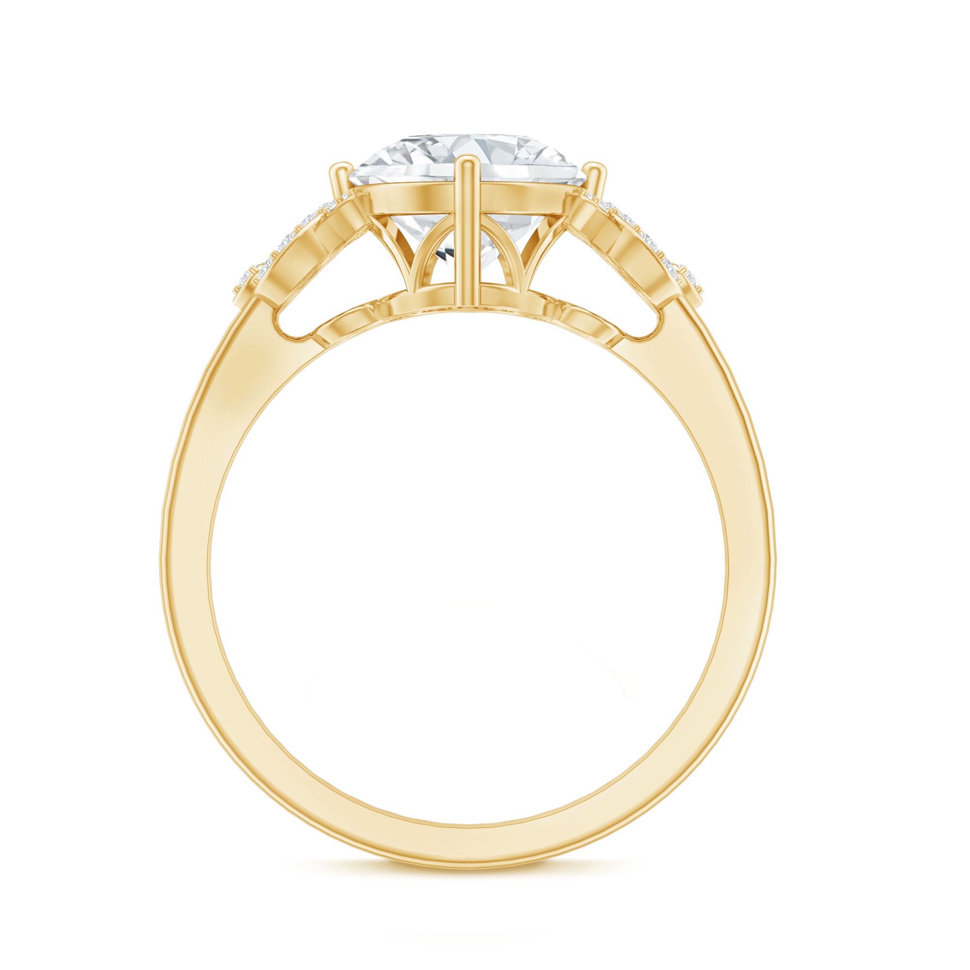 Rosec Jewels-Certified 2 Carat Lab Grown Diamond Solitaire Engagement Ring