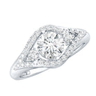 Rosec Jewels-Certified 6 MM Lab Grown Diamond Classic Engagement Ring