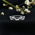 Certified Lab Grown Diamond Wedding Anniversary Ring For Women Lab - ( EF-VS ) - Rosec Jewels