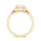 Certified Lab Grown Diamond Designer Engagement Ring Set With Sapphire Lab - ( EF-VS ) - Rosec Jewels