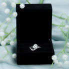 Certified Lab Grown Diamond 6X8 MM Oval Engagement Ring For Women Lab - ( EF-VS ) - Rosec Jewels