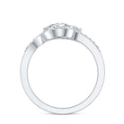 Certified Lab Diamond Toi Et Moi Designer Engagement Ring Lab - ( EF-VS ) - Rosec Jewels