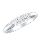 Certified Lab Grown Diamond Anniversary Ring Lab - ( EF-VS ) - Rosec Jewels