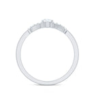 Certified Lab Grown Diamond Minimalist Promise Ring For Women Lab - ( EF-VS ) - Rosec Jewels