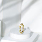 Certified Lab Grown Diamond Wedding Anniversary Ring Lab - ( EF-VS ) - Rosec Jewels