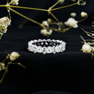 Certified Lab Grown Diamond Full Eternity Wedding Ring Lab - ( EF-VS ) - Rosec Jewels