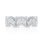 Certified Lab Diamond Vintage Inspired Wedding Ring Lab - ( EF-VS ) - Rosec Jewels