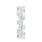 Certified Lab Grown Diamond Designer Wedding Eternity Ring Lab - ( EF-VS ) - Rosec Jewels