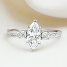 Rosec Jewels-Brilliant Cut Marquise Lab Grown Diamond Engagement Ring