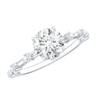 IGI Certified 1 Carat Lab Created Diamond Engagement Ring Lab - ( E-VS1 ) - Rosec Jewels