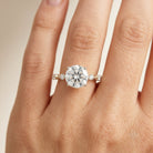 3 CT Lab Grown Diamond Engagement Ring with IGI Certificate Lab - ( E-VS1 ) - Rosec Jewels