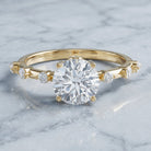 3 CT Lab Grown Diamond Engagement Ring with IGI Certificate Lab - ( E-VS1 ) - Rosec Jewels