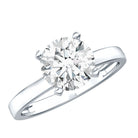 IGI Certified Lab Grown Round Diamond Solitaire Engagement Ring Lab - ( EF-VS ) - Rosec Jewels