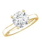 IGI Certified Lab Grown Round Diamond Solitaire Engagement Ring Lab - ( EF-VS ) - Rosec Jewels