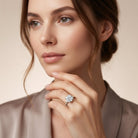 IGI Certified 3 CT Round Lab Grown Diamond Solitaire Engagement Ring Lab - ( E-VS1 ) - Rosec Jewels