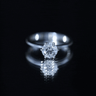 1 Carat Lab Grown Diamond Solitaire Engagement Ring with IGI Certificate Lab - ( E-VS1 ) - Rosec Jewels