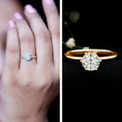 1 Carat Lab Grown Diamond Solitaire Engagement Ring with IGI Certificate Lab - ( E-VS1 ) - Rosec Jewels