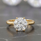 IGI Certified Lab Grown Diamond 2 CT Engagement Ring for Women Lab - ( E-VS1 ) - Rosec Jewels