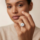 IGI Certified 5 Carat Lab Grown Diamond Solitaire Engagement Ring Lab - ( E-VS1 ) - Rosec Jewels