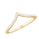 Rosec Jewels-Lab Grown Diamond Chevron Stackable Ring
