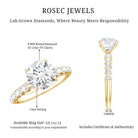 Rosec Jewels-2 Carat Lab Grown Diamond Round Engagement Ring with IGI Certificate