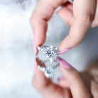 Round Cut 3 Carat Lab Grown Diamond Engagement Ring with IGI Certificate Lab - ( EF-VS ) - Rosec Jewels