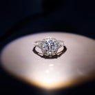 IGI Certified 2 Carat Round Lab Grown Diamond Statement Engagement Ring Lab - ( E-VS1 ) - Rosec Jewels
