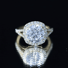 5 Carat Lab Grown Big Diamond Engagement Ring with IGI Certificate Lab - ( E-VS1 ) - Rosec Jewels