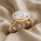 5 Carat Lab Grown Big Diamond Engagement Ring with IGI Certificate Lab - ( EF-VS ) - Rosec Jewels