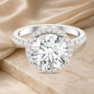 4 Carat Lab Grown Diamond Cocktail Engagement Ring with IGI Certificate Lab - ( E-VS1 ) - Rosec Jewels