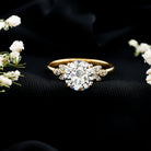 3 Carat Lab Grown Diamond Round Engagement Ring with Certificate Lab - ( EF-VS ) - Rosec Jewels