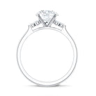2 Carat Lab Grown Diamond Solitaire Engagement Ring for Women Lab - ( EF-VS ) - Rosec Jewels