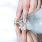 Claw Set Solitaire Moissanite Promise Ring for Women D-VS1 - Rosec Jewels