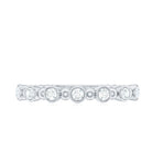 Rosec Jewels-Real Diamond Stackable Eternity Ring with Beaded Details