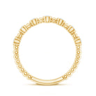 Rosec Jewels-Real Diamond Stackable Eternity Ring with Beaded Details