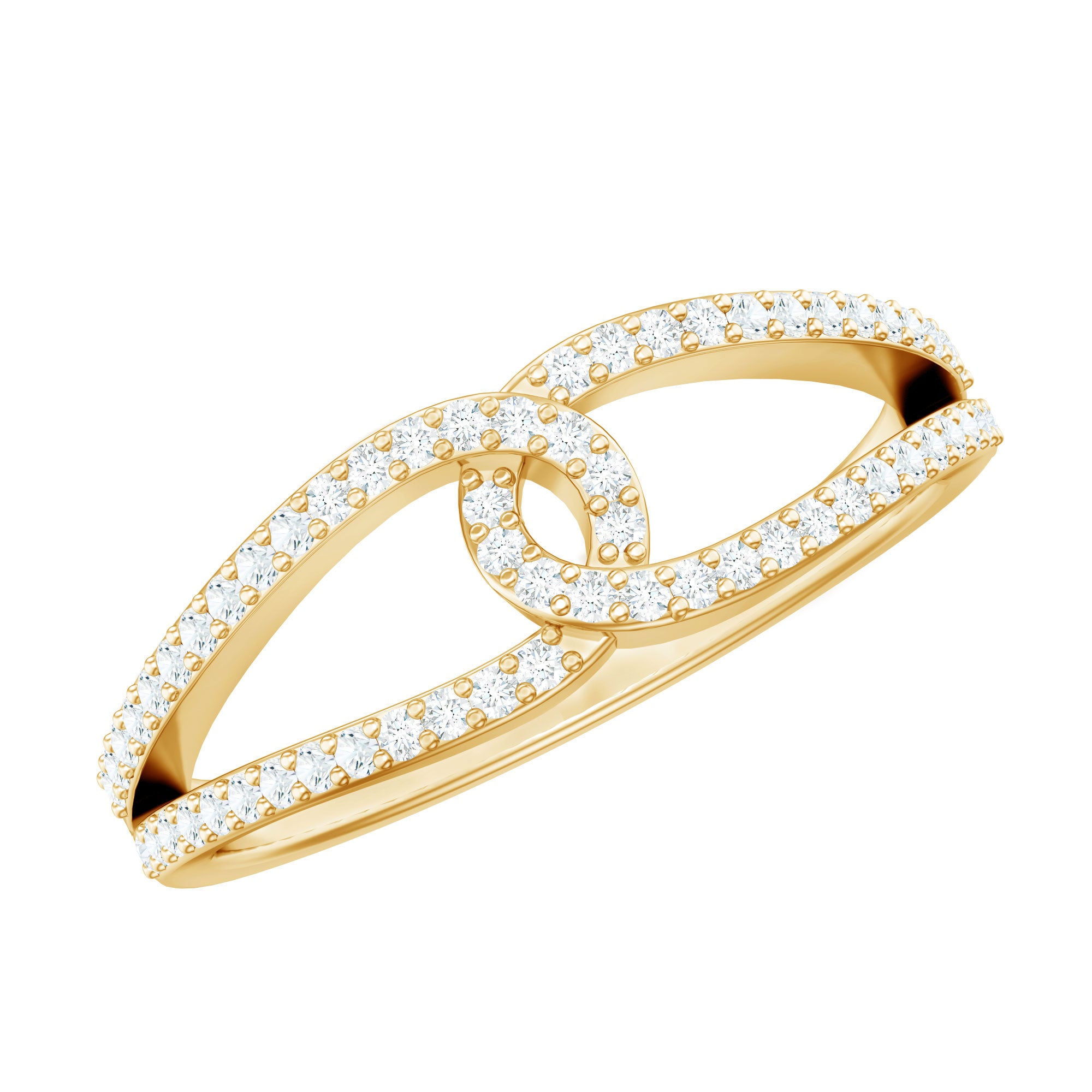 Certified Real Diamond Anniversary Ring for Women Natural - ( HI-SI ) - Rosec Jewels
