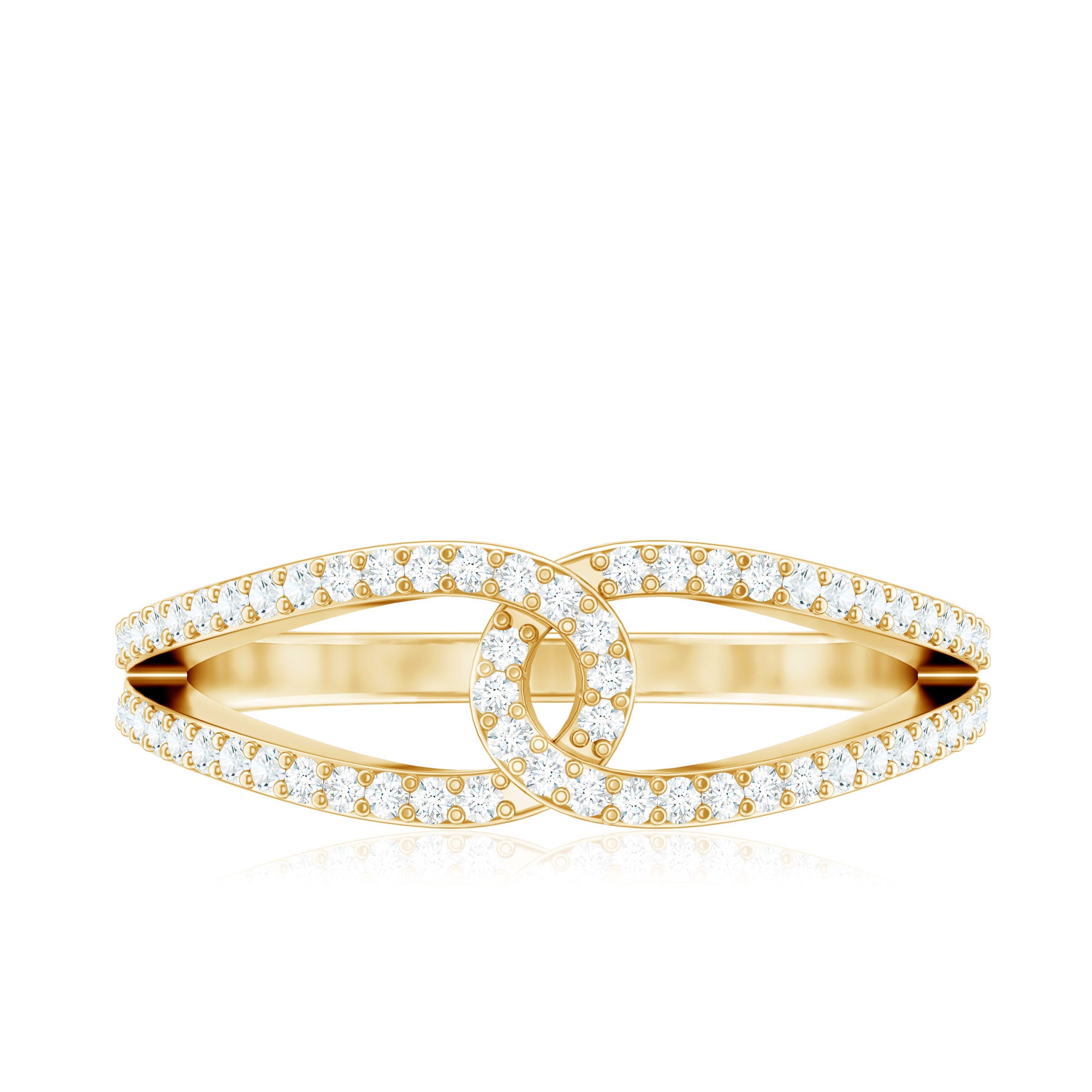 Certified Real Diamond Anniversary Ring for Women Natural - ( HI-SI ) - Rosec Jewels