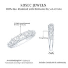 Certified Diamond Filigree Wedding Band for Women Natural - ( HI-SI ) - Rosec Jewels