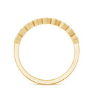 Rosec Jewels-Real Diamond Hexagon Half Eternity Ring for Women